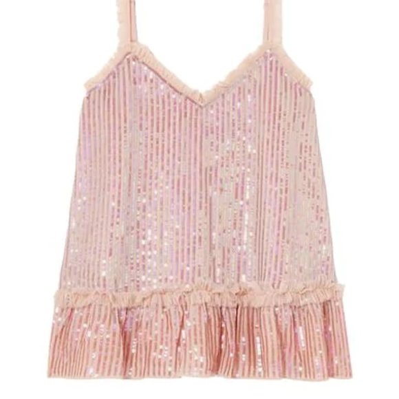 Needle & Thread Sequins Top - Picture 2 of 5